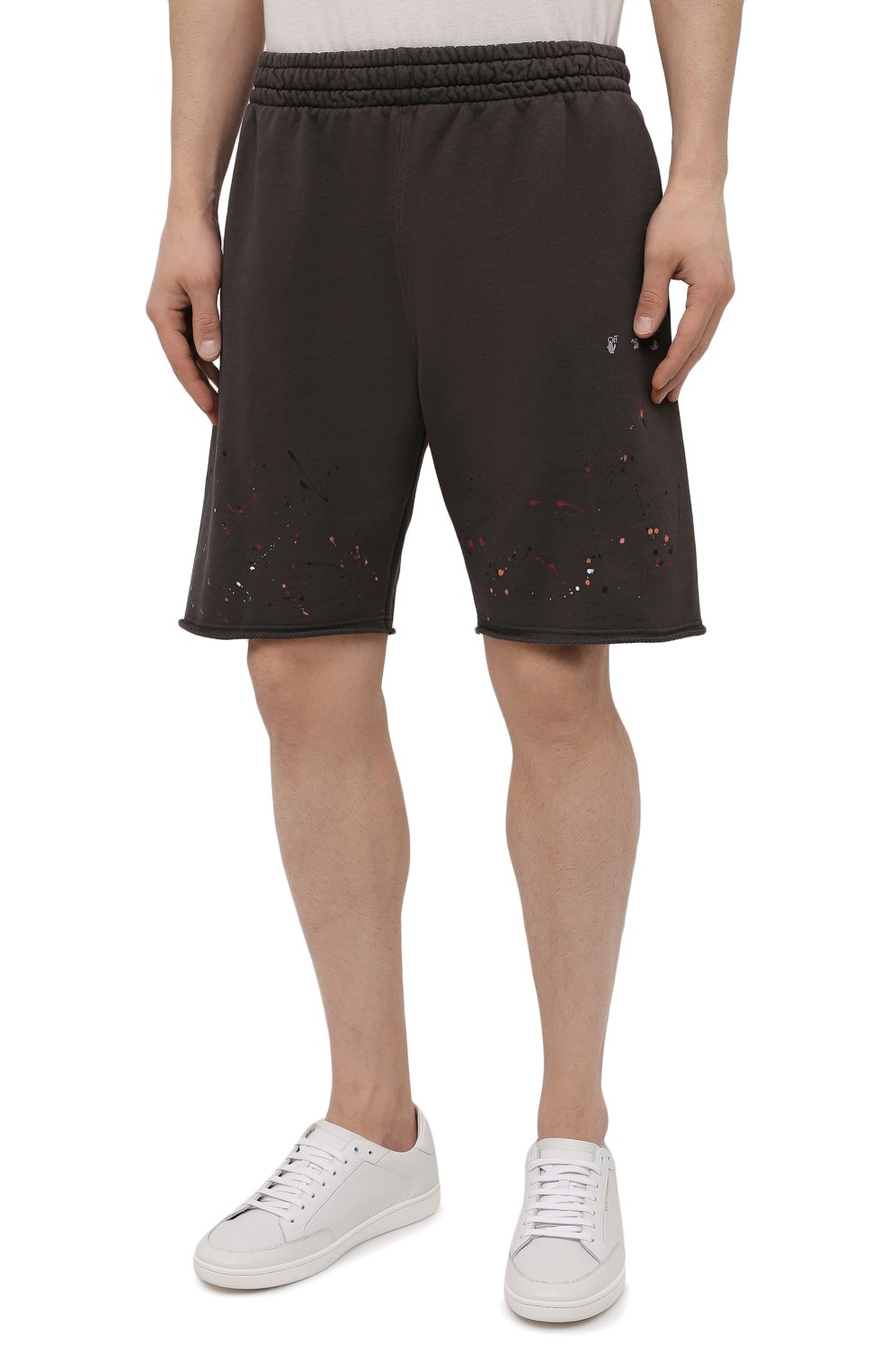 Хлопковые шорты OFF-WHITE, арт. 0MCI006S21FLE006, фото 3