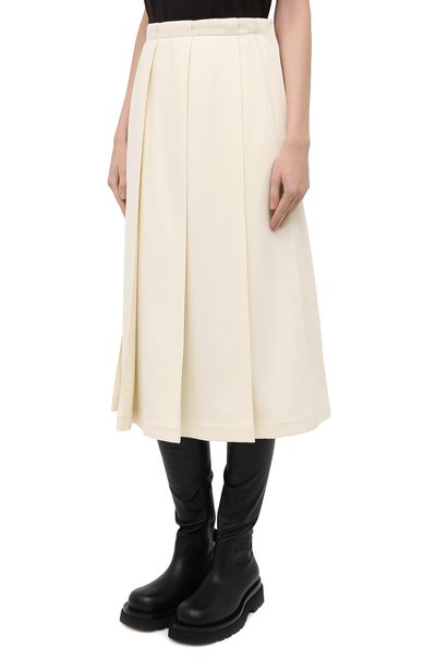 Шерстяная юбка JIL SANDER, арт. JPPR350100-WR212500, фото 4