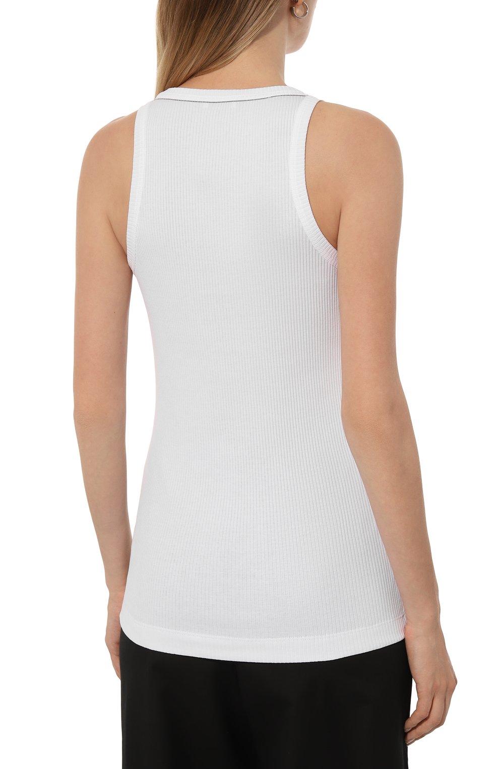 Хлопковая майка BRUNELLO CUCINELLI, арт. MP990BM110, фото 4