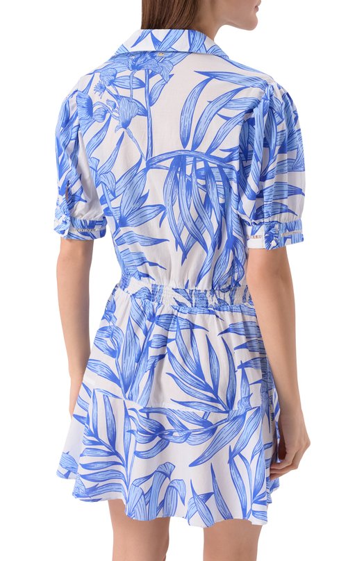 Хлопковое платье Poupette St Barth WI2S26NCPPFB Голубой  WI2S26NCPPFB Фото 3