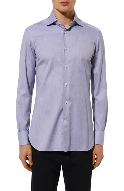 Хлопковая сорочка ZEGNA, арт. 501035A5/9MS0BA432, фото 3