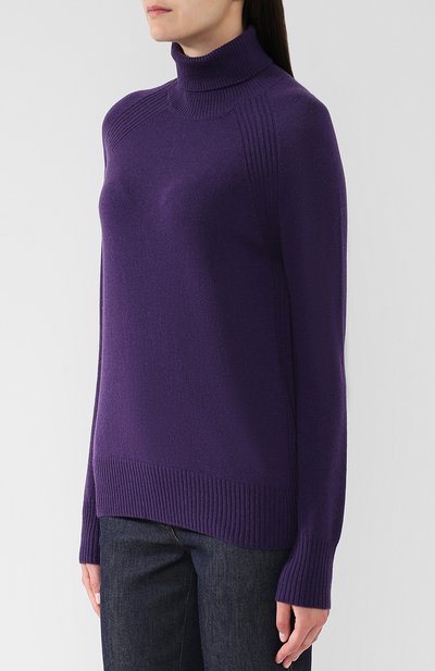 Кашемировая водолазка BOTTEGA VENETA лилового цвета по цене 95150 руб., арт. 519049/VERJ0, фото 3 Кашемировая водолазка BOTTEGA VENETA, арт. 519049/VERJ0, фото 3