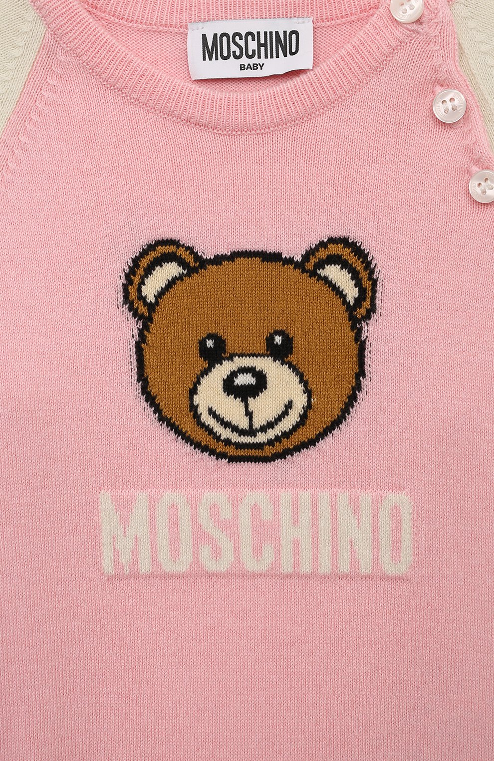 Комбинезон из хлопка и шерсти MOSCHINO, арт. MUT03Y/LHE43, фото 3
