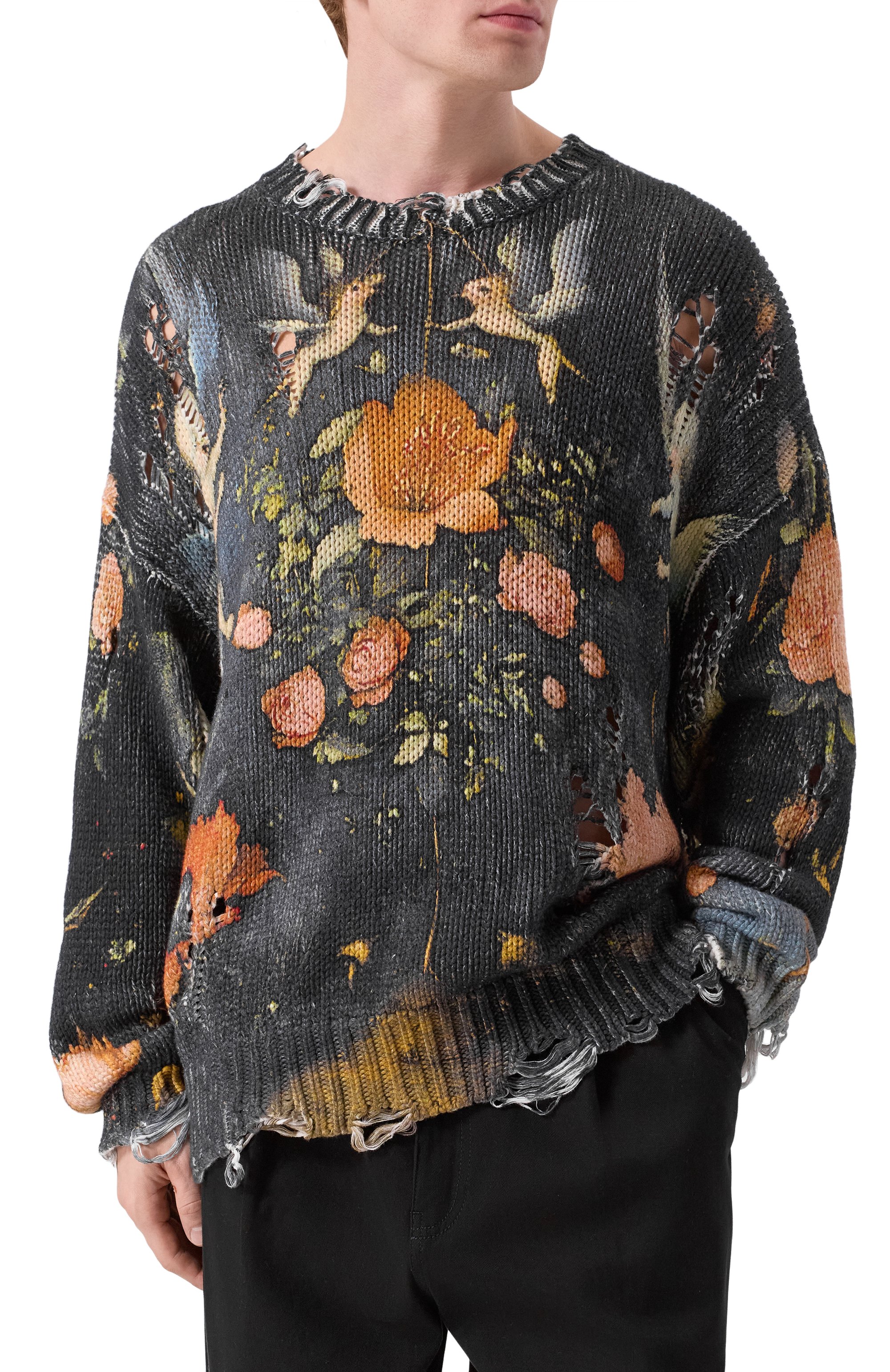 Хлопковый свитер R13, арт. R13WY197-Y237A, фото 3