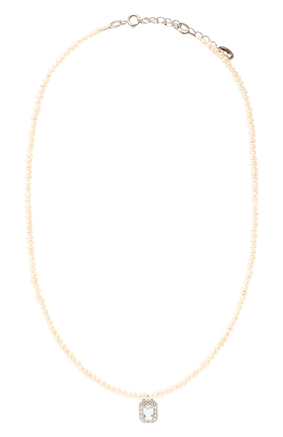 Чокер из жемчуга c голубым топазом SECRETS JEWELRY, арт. ЧЖГТС00184, фото 1