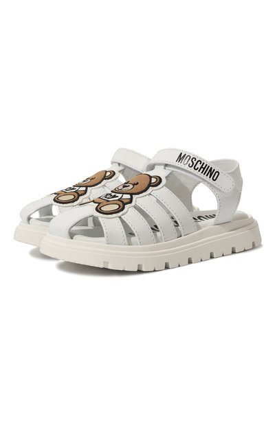 Кожаные сандалии MOSCHINO, арт. 77398/VAR03/28-35
