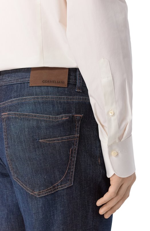 Хлопковая сорочка Van Laack VL-MIVARA-SF/150005 Кремовый  VL-MIVARA-SF/150005 Фото 5