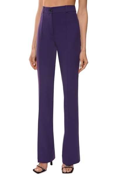 Брюки YULIAWAVE фиолетового цвета по цене 29000 руб., арт. 1A2PS00701277PURP, фото 3 Брюки YULIAWAVE, арт. 1A2PS00701277PURP, фото 3