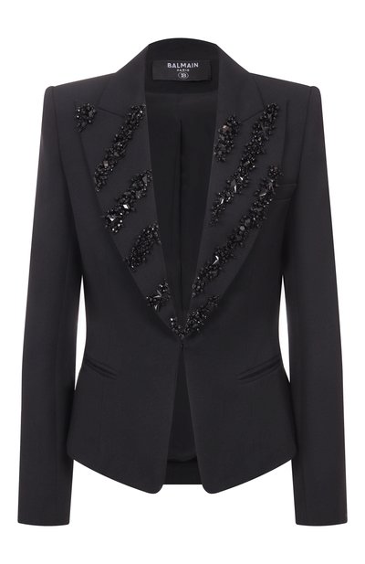 Женский шерстяной жакет BALMAIN, арт. FF0SE175/PD22