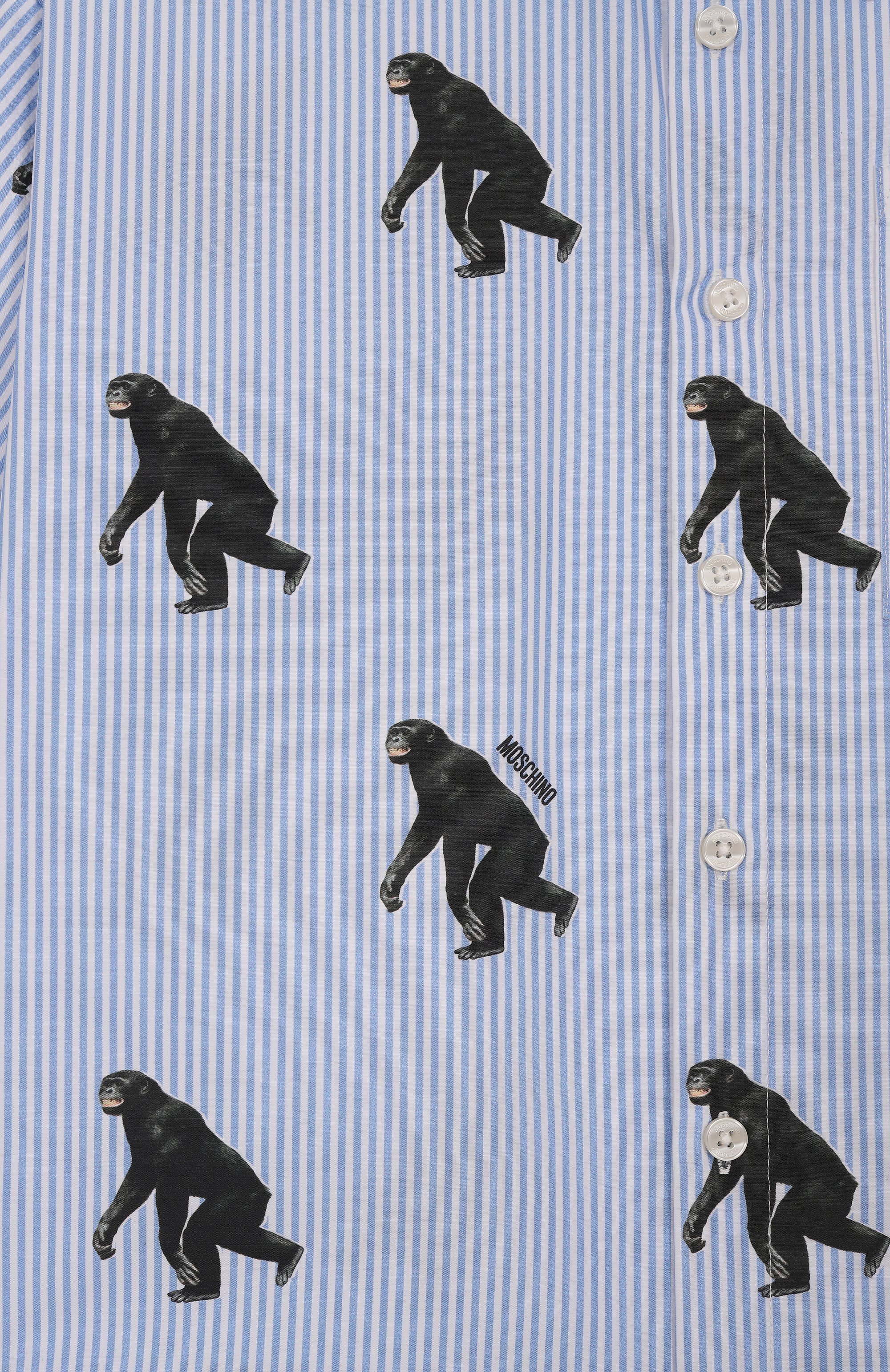 Хлопковая рубашка MOSCHINO, арт. HUC01L/LLB50/4-8, фото 3