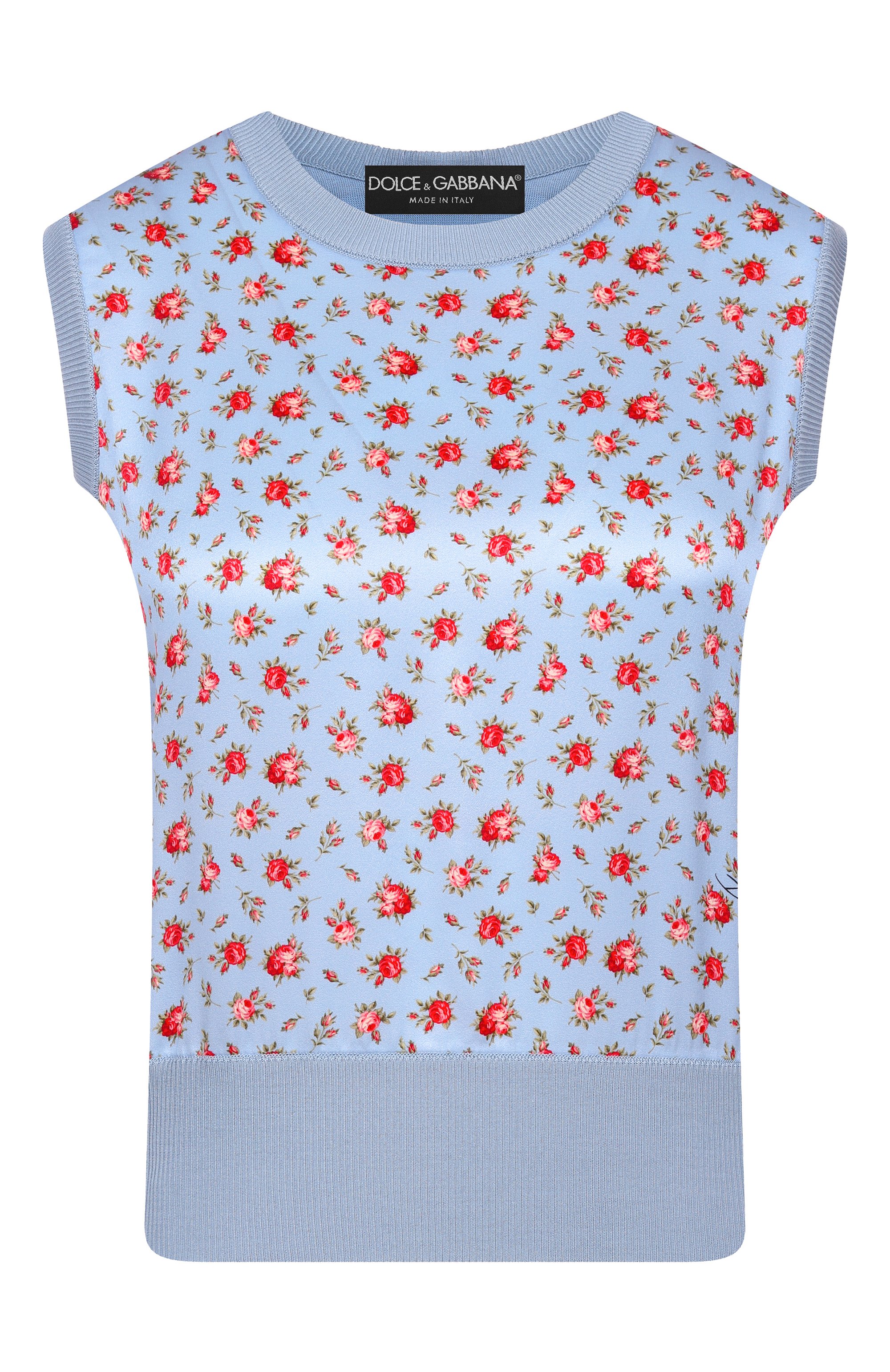 Шелковый топ DOLCE & GABBANA, арт. FXT43T/JBS0Q, фото 1