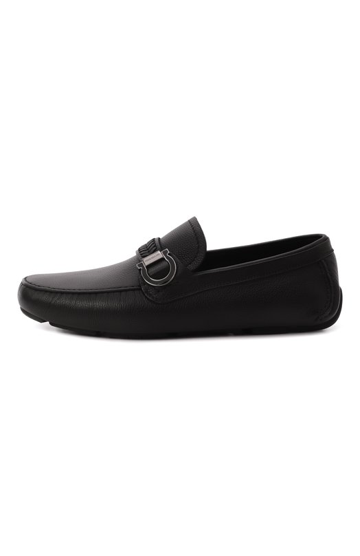 Кожаные мокасины Ferragamo 028999/774657 Чёрный  028999/774657 Фото 4