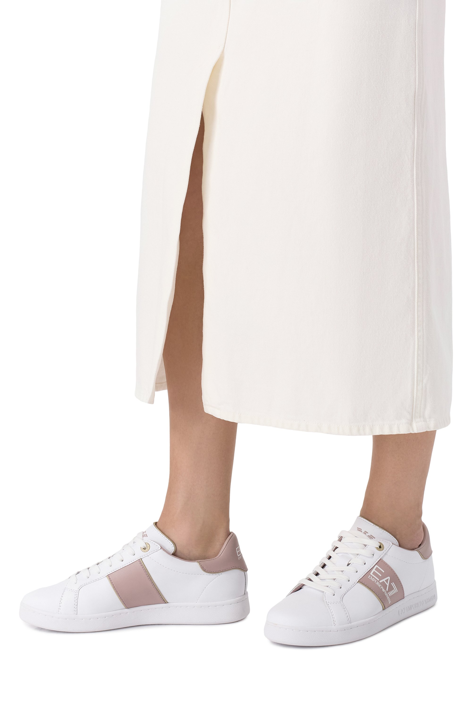 Кожаные кеды ea7 classic EA7, арт. X8X102/XK346, фото 3