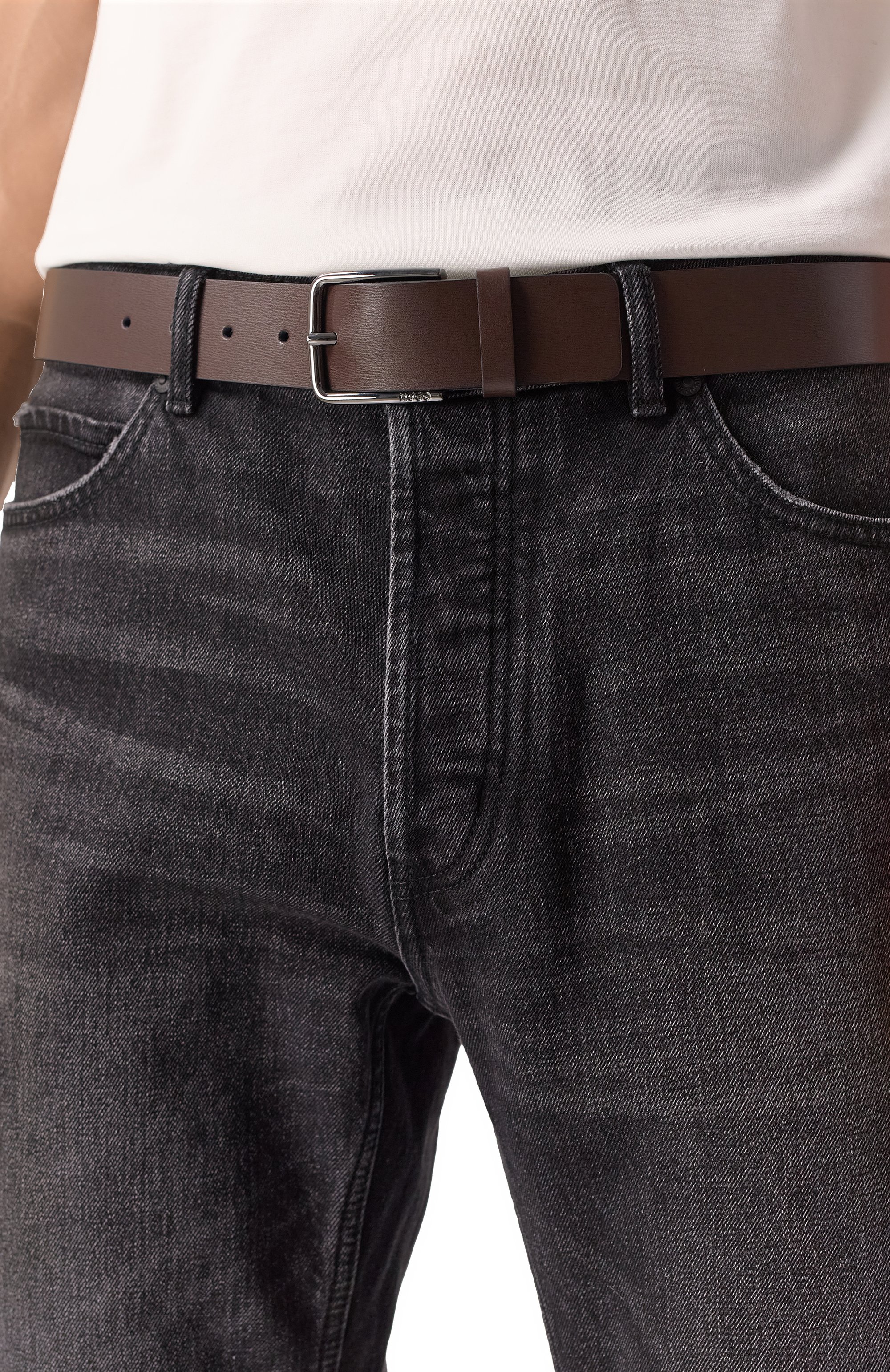 Кожаный ремень HUGO, арт. 50491997, фото 2