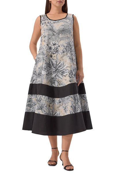 Хлопковое платье MARINA RINALDI, арт. NANDINA, фото 3