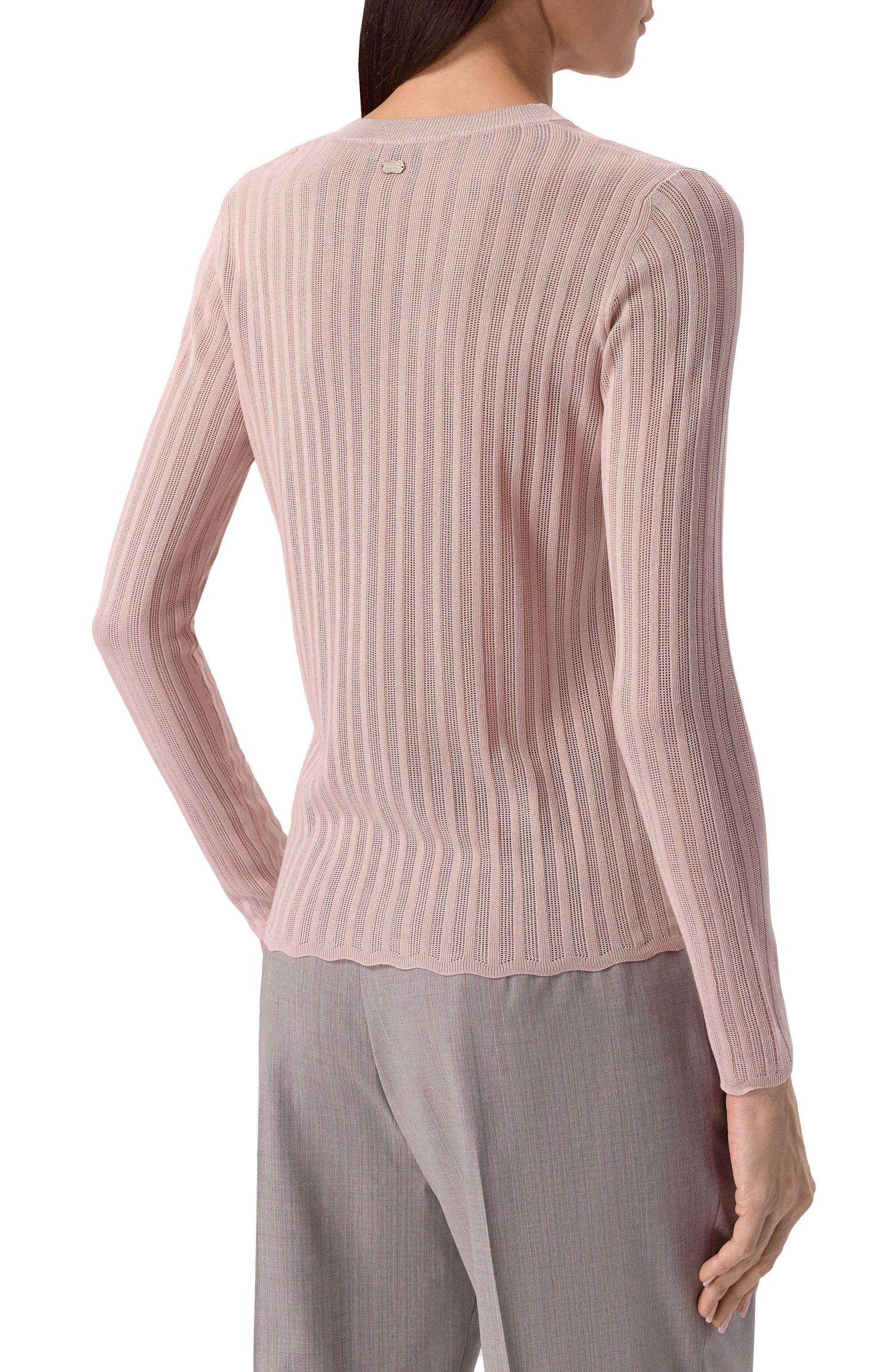 Шелковый пуловер AGNONA, арт. K109078/8S180M, фото 4