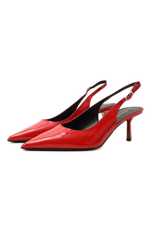 Кожаные туфли Mattia Capezzani W471/VERNICE Красный W471/VERNICE