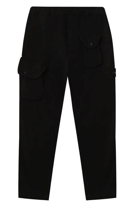 

Хлопковые брюки Stone Island, Чёрный