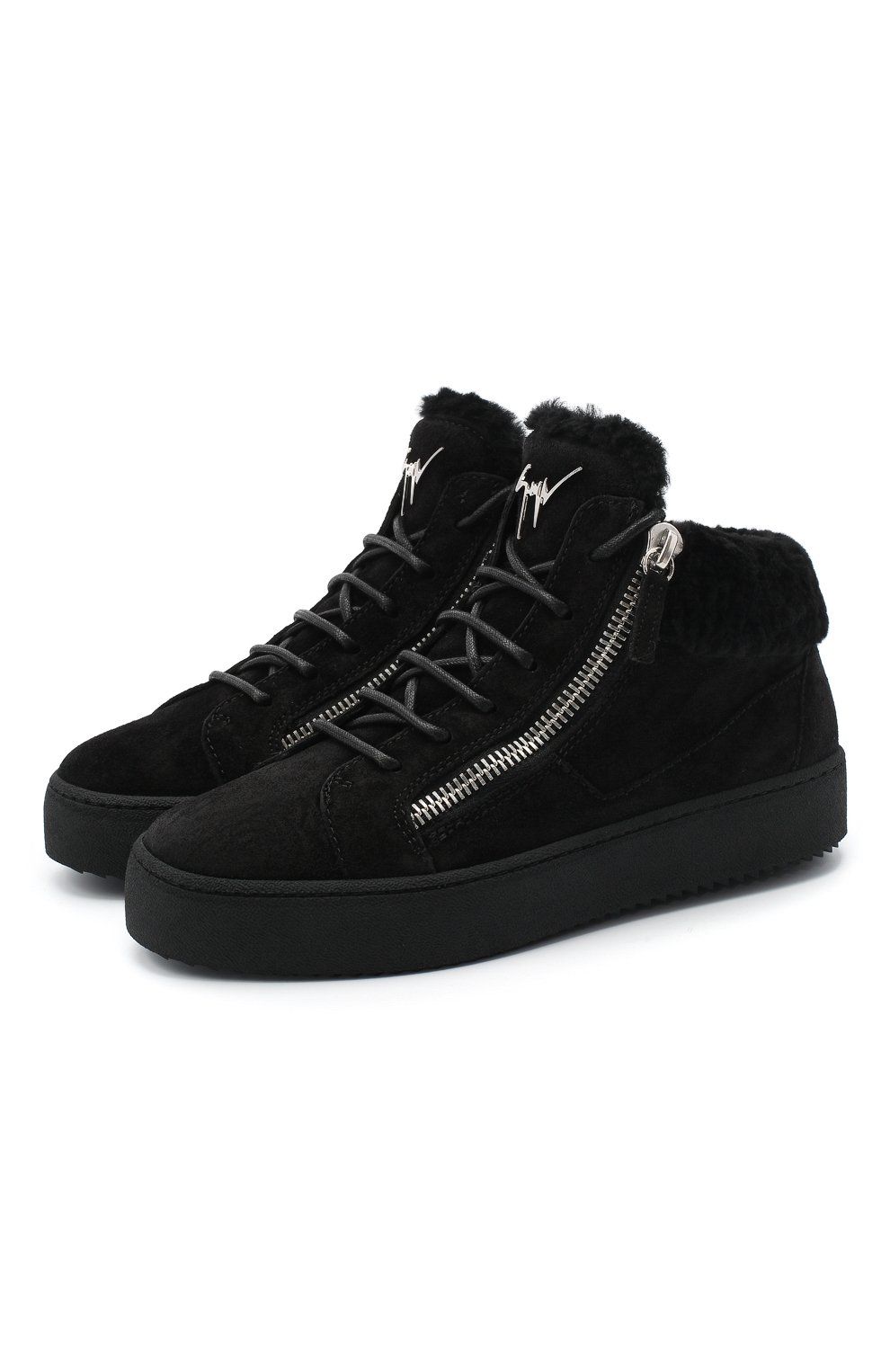 Замшевые кеды GIUSEPPE ZANOTTI DESIGN, арт. RW00003/001, фото 1