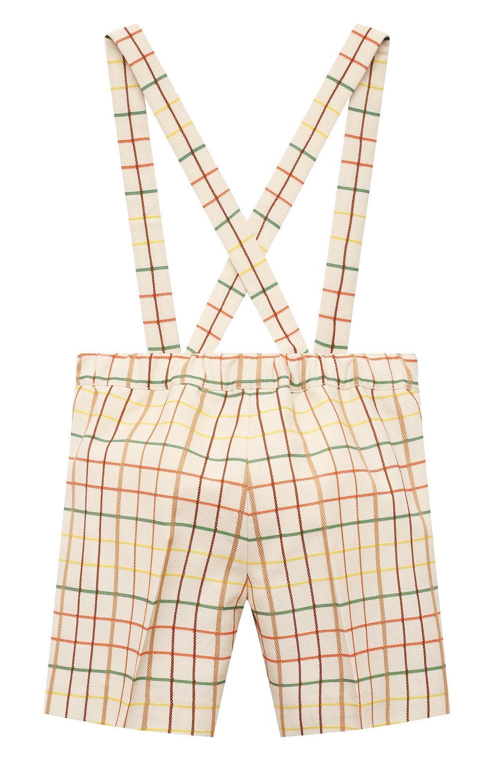 Шерстяные шорты GUCCI разноцветного цвета по цене 94500 руб., арт. 644642/XWAMR, фото 2 Шерстяные шорты GUCCI, арт. 644642/XWAMR, фото 2