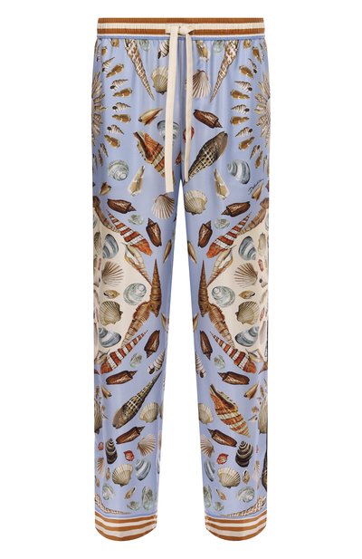 Мужские шелковые домашние брюки DOLCE & GABBANA, арт. GVRMAT/HI1ZB