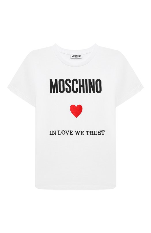 Хлопковая футболка Moschino 5995₽