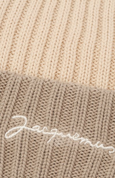 Хлопковая шапка le bonnet JACQUEMUS, арт. 206AC07/514160, фото 3