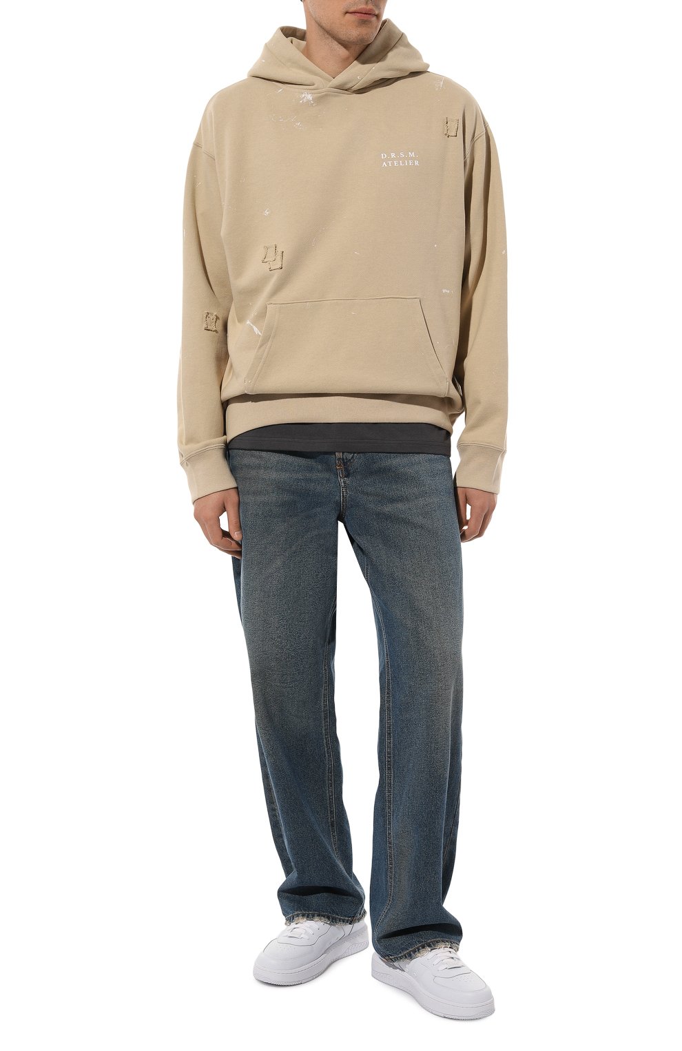Хлопковое худи DOMREBEL, арт. M ATELIER H00DIE/PULL0VER H00DIE, фото 2