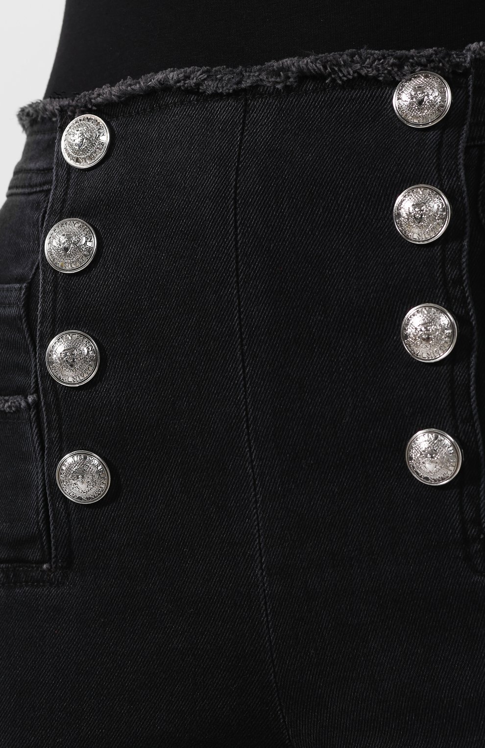Джинсы с завышенной талией BALMAIN, арт. RF15307/D027, фото 5
