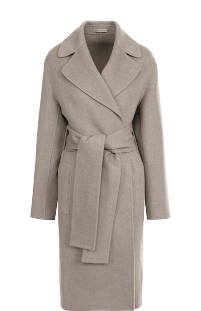 Однотонное кашемировое пальто с поясом BOTTEGA VENETA, арт. 522303/VD0D0, фото 1