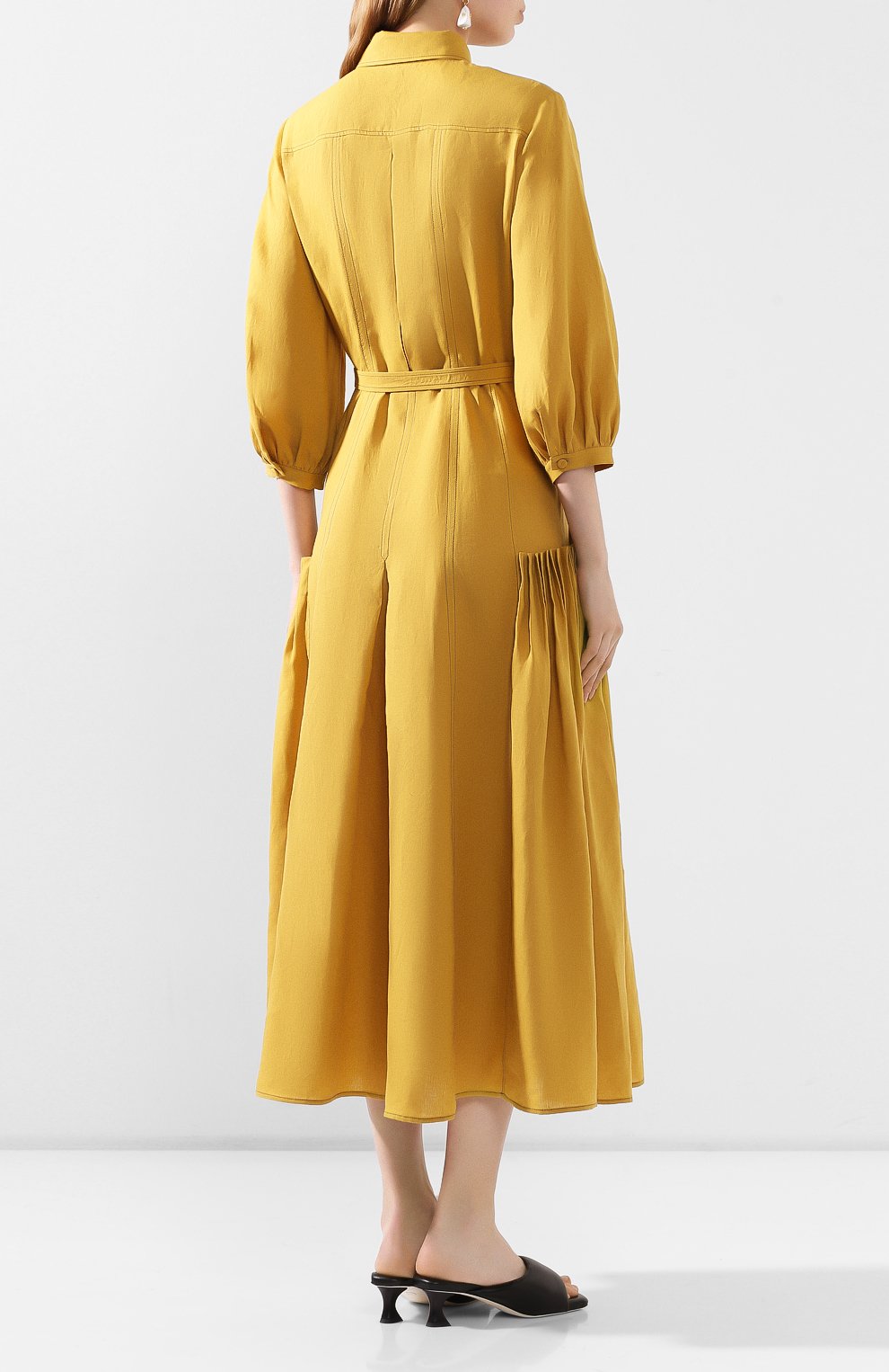 Льняное платье GABRIELA HEARST, арт. 220441/LA001/38, фото 4