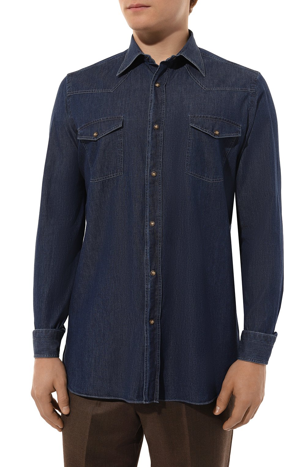 Джинсовая рубашка GIAMPAOLO, арт. WEST 01/41318, фото 3