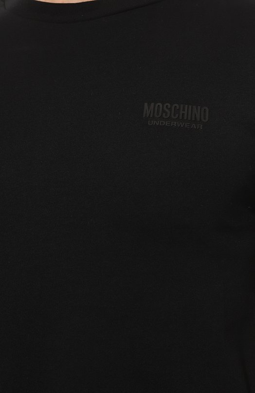 фото Хлопковая футболка moschino