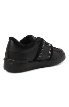 Кожаные кеды rockstud untitled VALENTINO, арт. WW0S0A01/FAN, фото 1