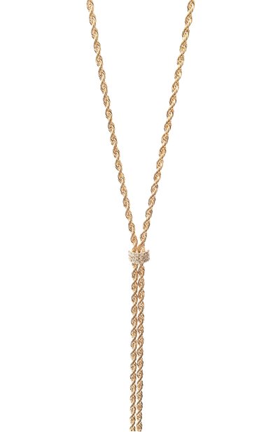 Колье CRYSTALLINE JEWELLERY золотого цвета по цене 24640 руб., арт. 584C, фото 3 Колье CRYSTALLINE JEWELLERY, арт. 584C, фото 3