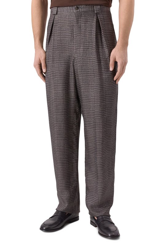 Брюки из вискозы Giorgio Armani GM002035/TE17944 Серый  GM002035/TE17944 Фото 3