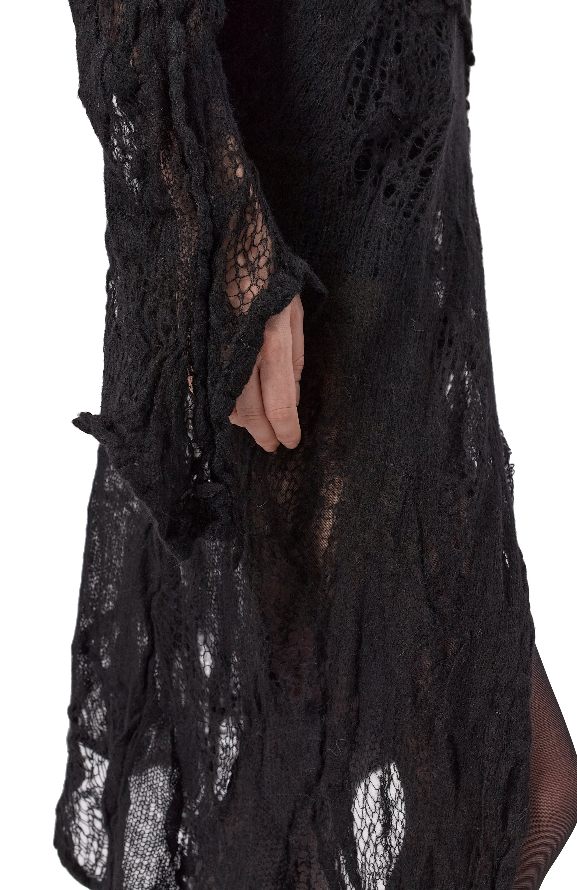 Шерстяное платье ANN DEMEULEMEESTER, арт. B0013473/KN076, фото 4