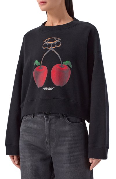 Хлопковый свитшот UNDERCOVER, арт. UC2E8802-5, фото 3