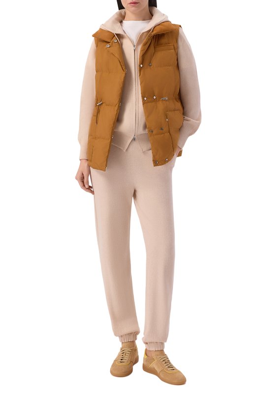 Замшевые кеды Santoni WBPG61463FAITUBY Бежевый  WBPG61463FAITUBY Фото 3