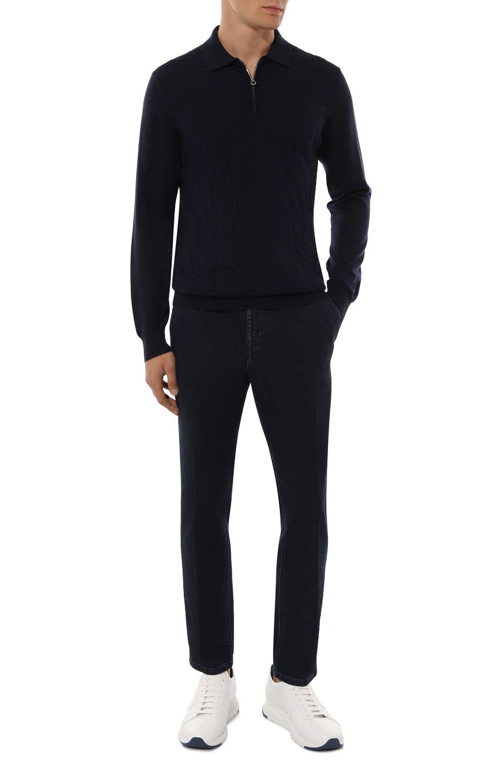 Поло из шерсти и шелка STEFANO RICCI, арт. KE08009P30/E24370, фото 2