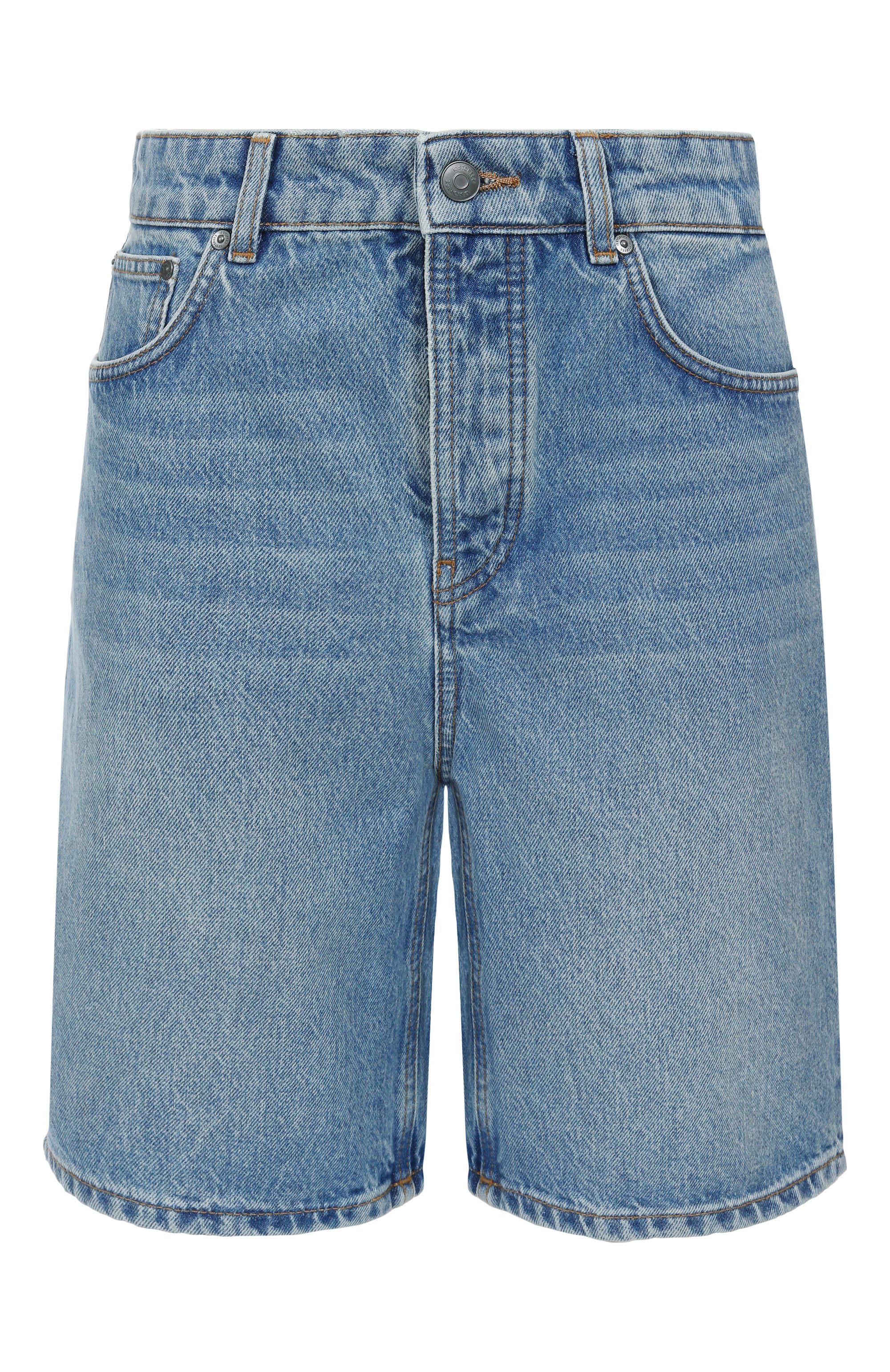 Джинсовые шорты 12 STOREEZ голубого цвета по цене 11000 руб., арт. 131333, фото 1 Джинсовые шорты 12 STOREEZ, арт. 131333, фото 1