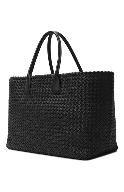 Сумка-тоут cabat large BOTTEGA VENETA черного цвета по цене 1445000 руб., арт. 608811/V10W1, фото 4 Сумка-тоут cabat large BOTTEGA VENETA, арт. 608811/V10W1, фото 4