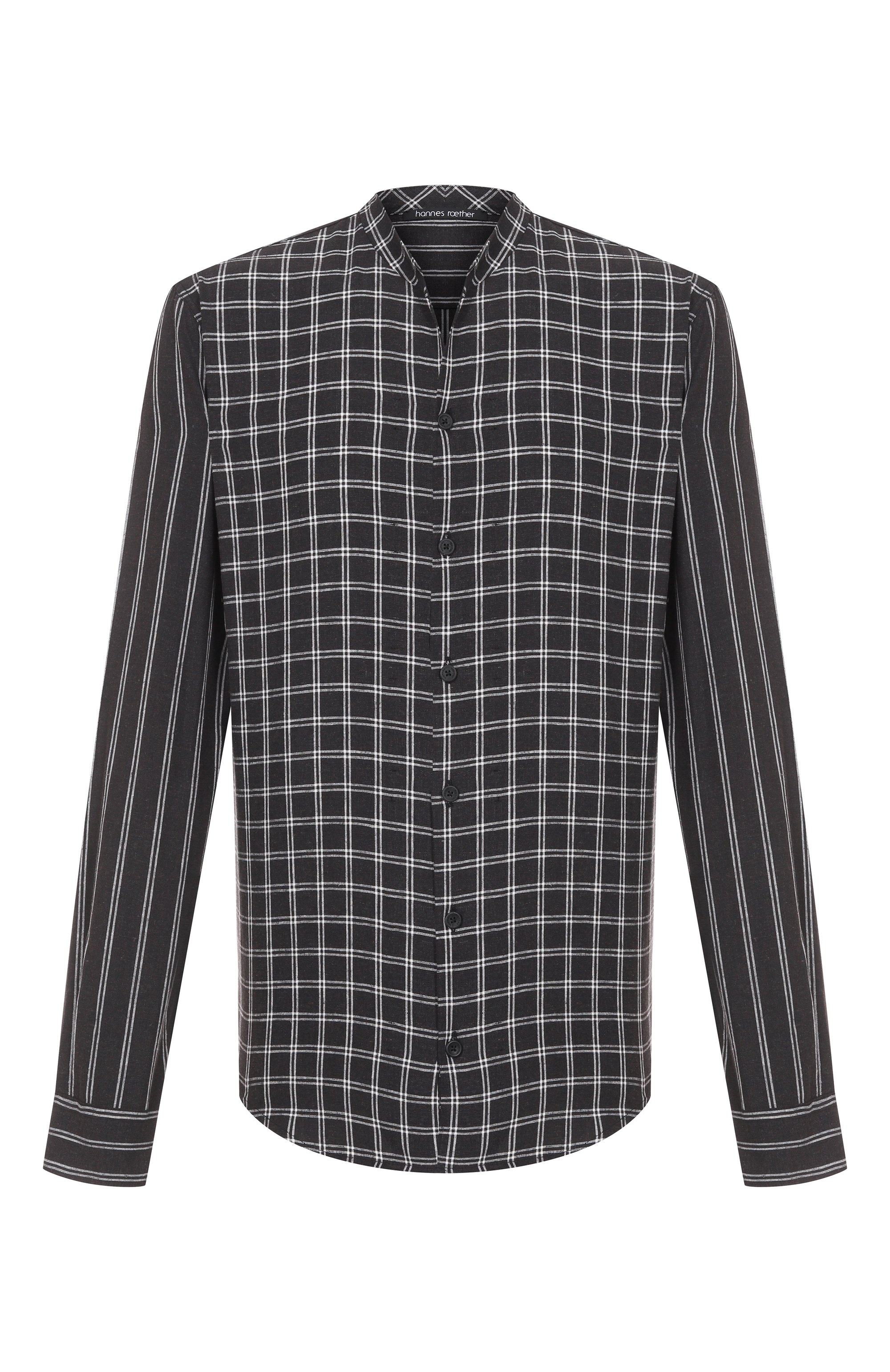 Рубашка из вискозы и льна HANNES ROETHER, арт. VI29SITE.3052, фото 1