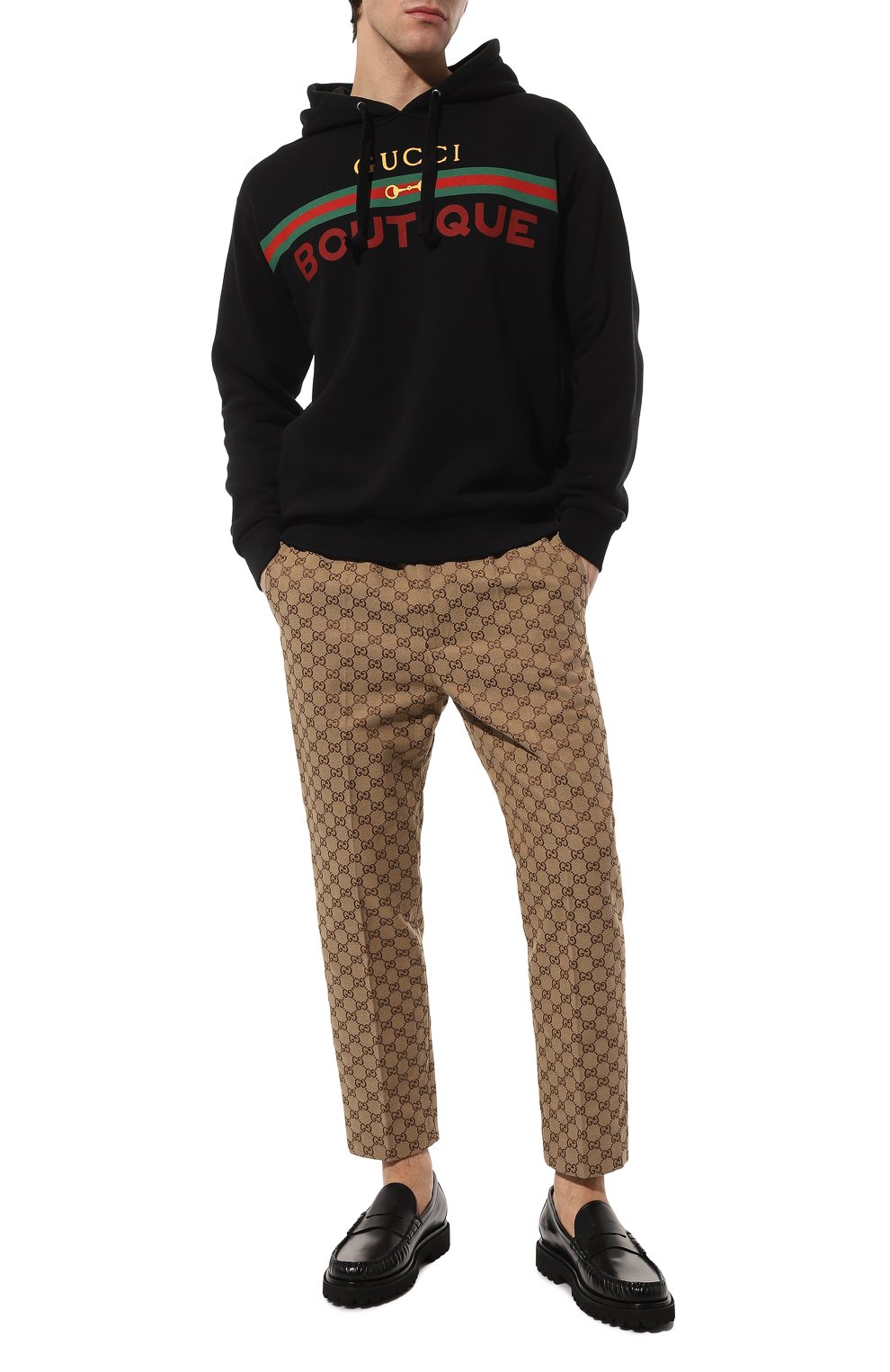 Хлопковые брюки GUCCI, арт. 569769 ZKU09, фото 2