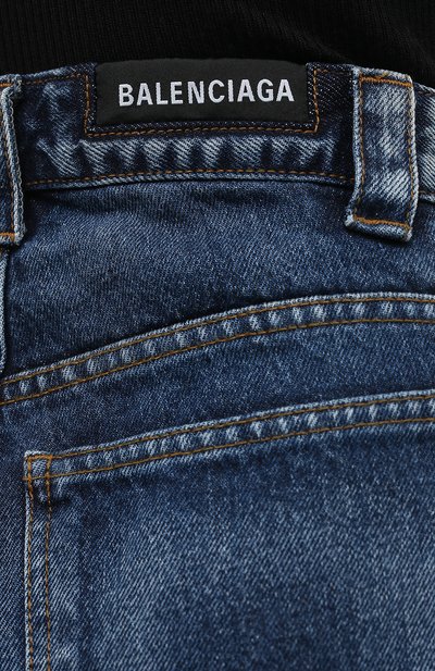 Джинсовые шорты BALENCIAGA голубого цвета по цене 68400 руб., арт. 646905/TDW14, фото 5 Джинсовые шорты BALENCIAGA, арт. 646905/TDW14, фото 5