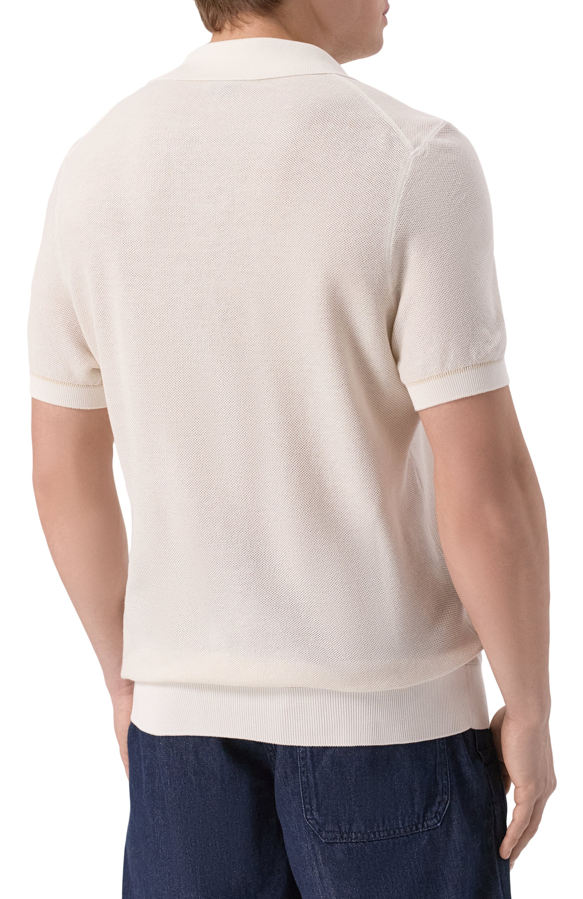 Поло из хлопка и лиоцелла BOSS, арт. 50537654, фото 4