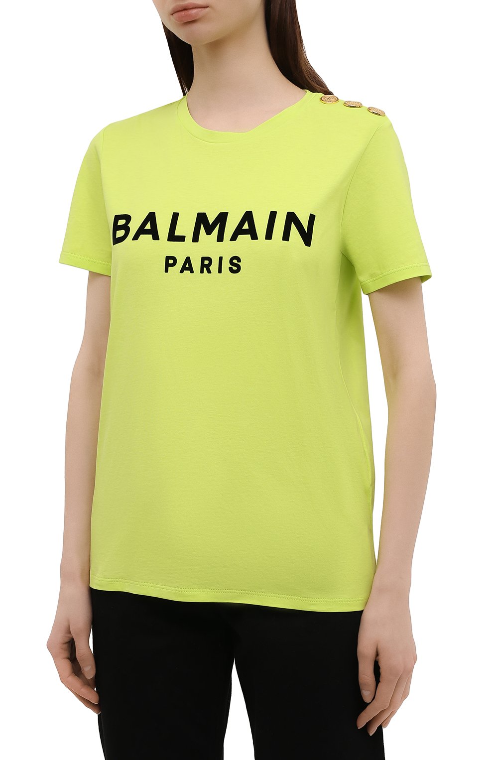 Хлопковая футболка BALMAIN, арт. VF0EF005/B044, фото 3