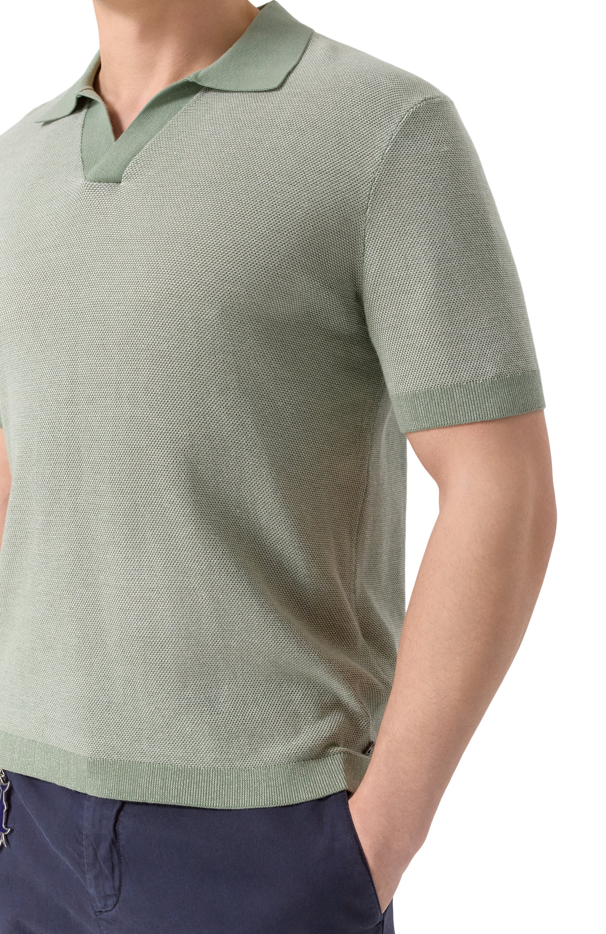 Поло из хлопка и вискозы BOGNER, арт. 88419503, фото 5