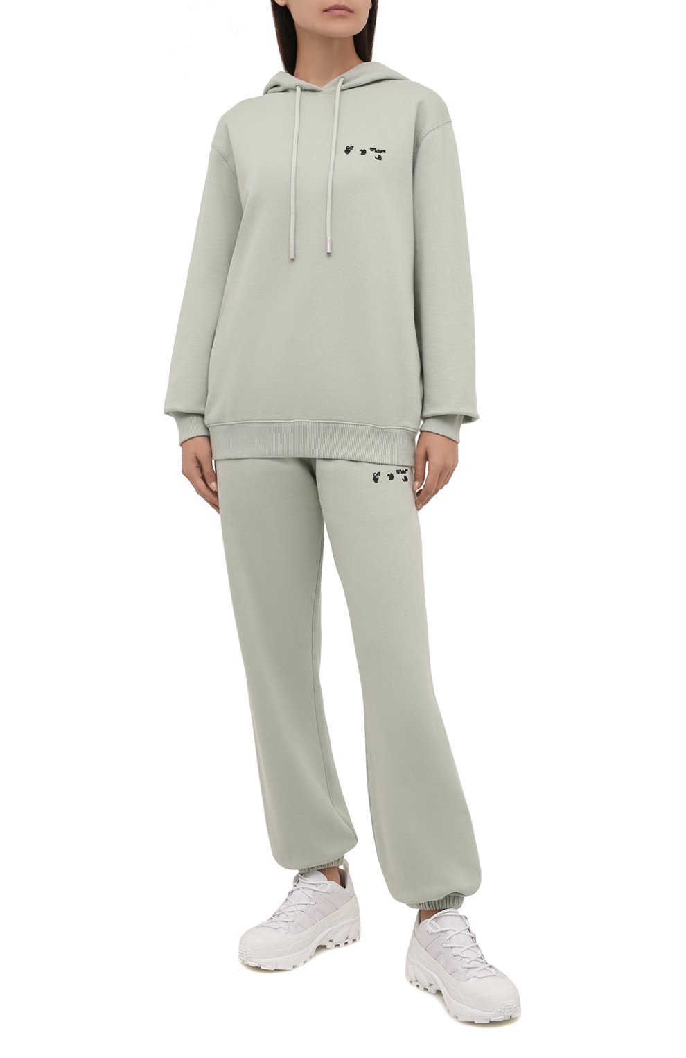 Хлопковое худи OFF-WHITE, арт. 0WBB035F21JER005, фото 2