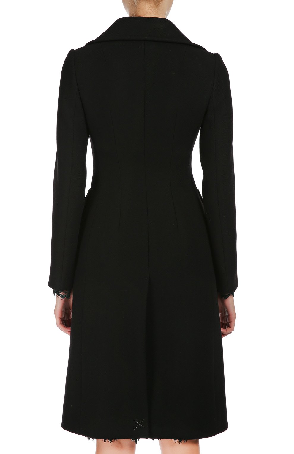 Пальто DOLCE & GABBANA черного цвета по цене 251500 руб., арт. 0102/F0027T/FU3J0, фото 3 Пальто DOLCE & GABBANA, арт. 0102/F0027T/FU3J0, фото 3